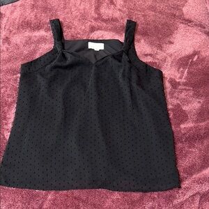 Nordstrom Black Sleeveless Camisole Tank